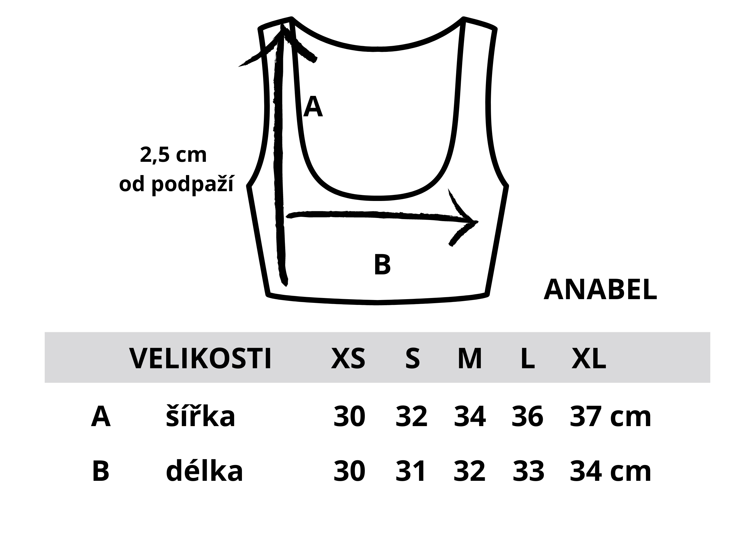 podprsenka Anabel new